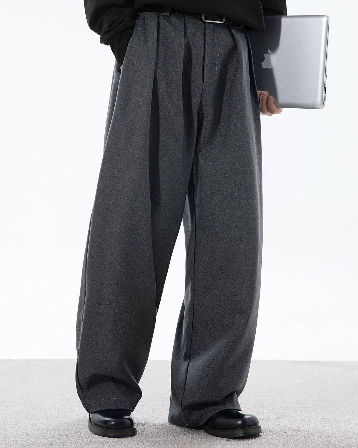 Plissierte Hose Herren Osaka Flow – Japanisch inspirierte Bundfaltenhose
