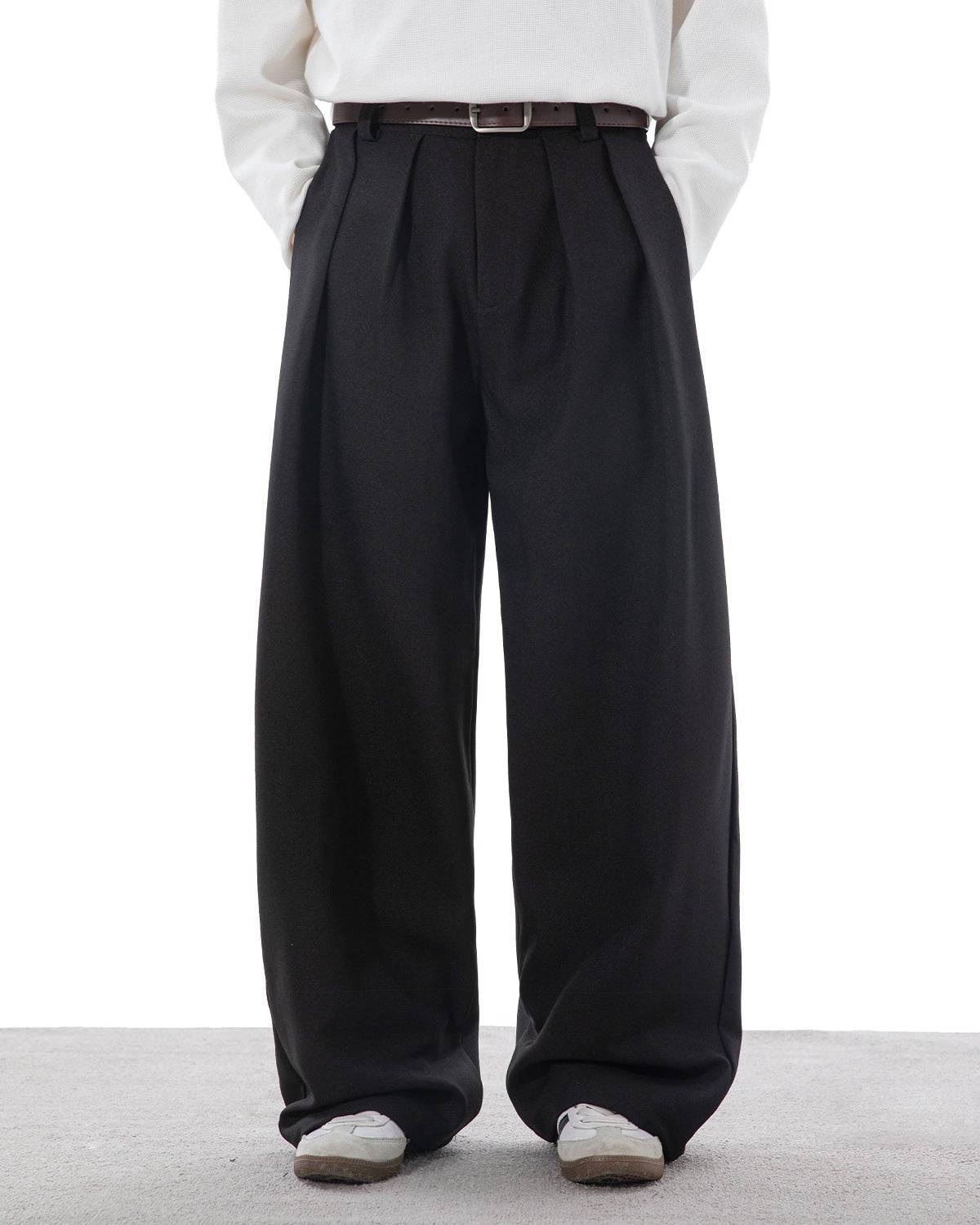 Plissierte Hose Herren Osaka Flow – Japanisch inspirierte Bundfaltenhose