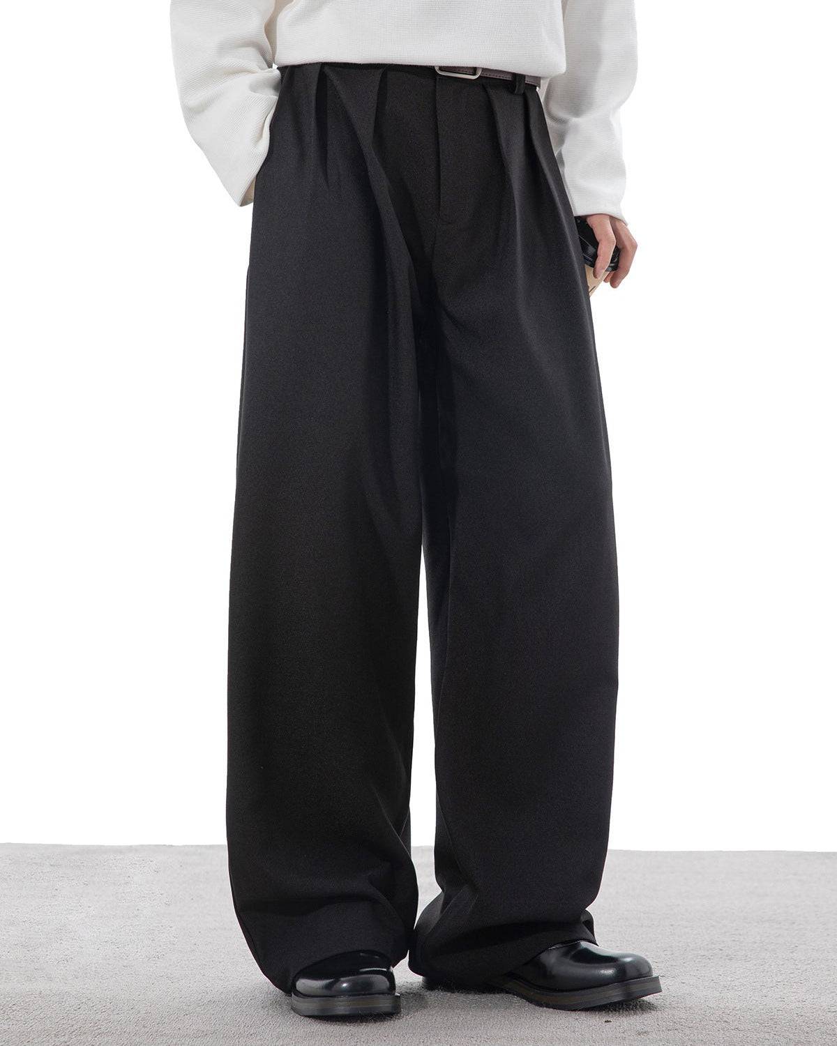 Plissierte Hose Herren Osaka Flow – Japanisch inspirierte Bundfaltenhose