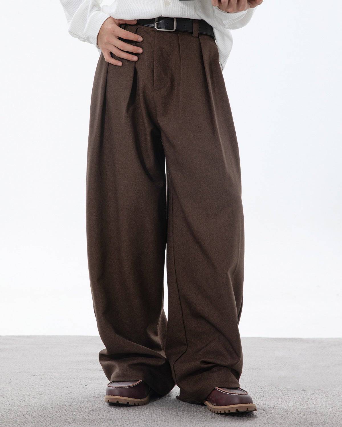 Plissierte Hose Herren Osaka Flow – Japanisch inspirierte Bundfaltenhose
