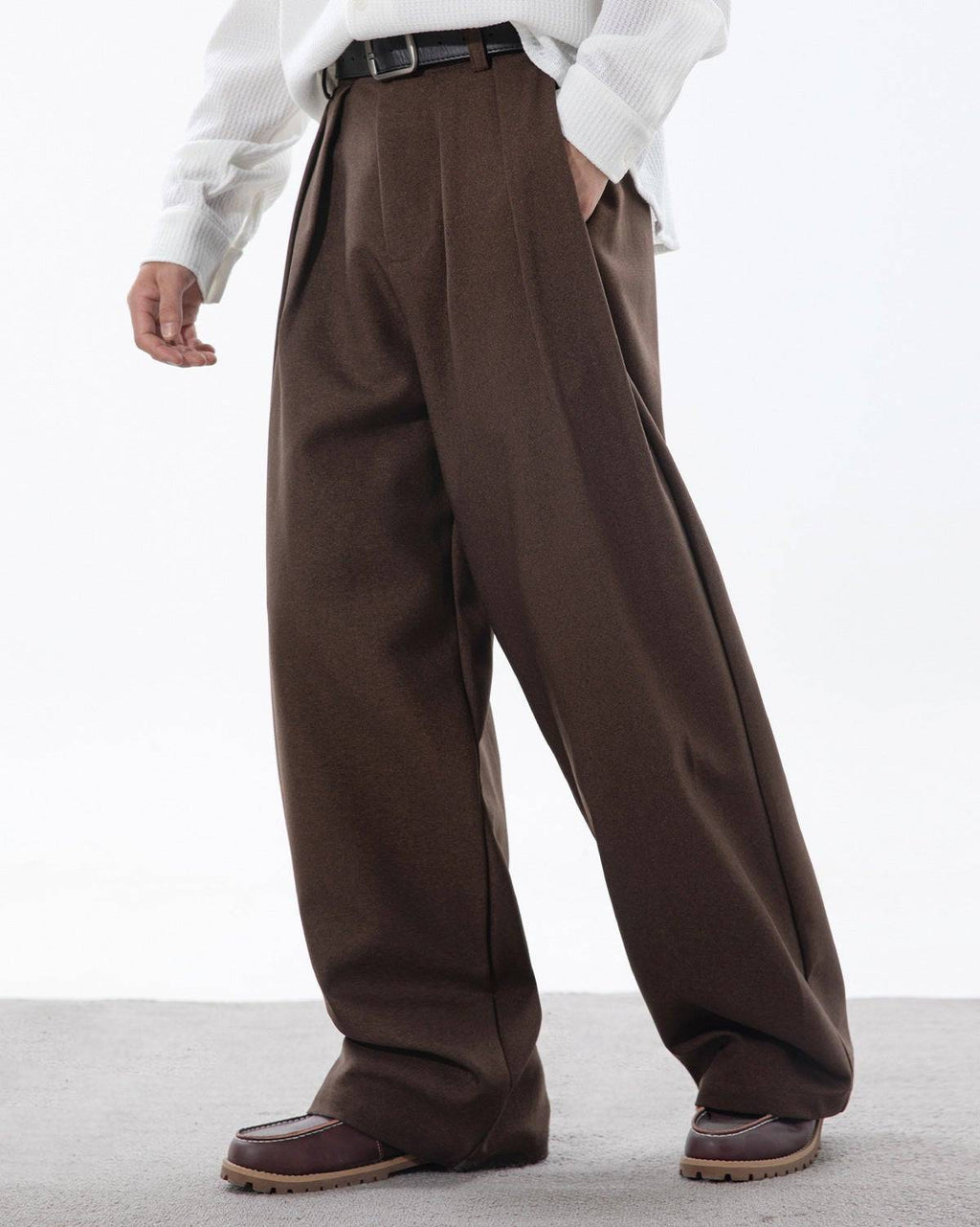 Plissierte Hose Herren Osaka Flow – Japanisch inspirierte Bundfaltenhose