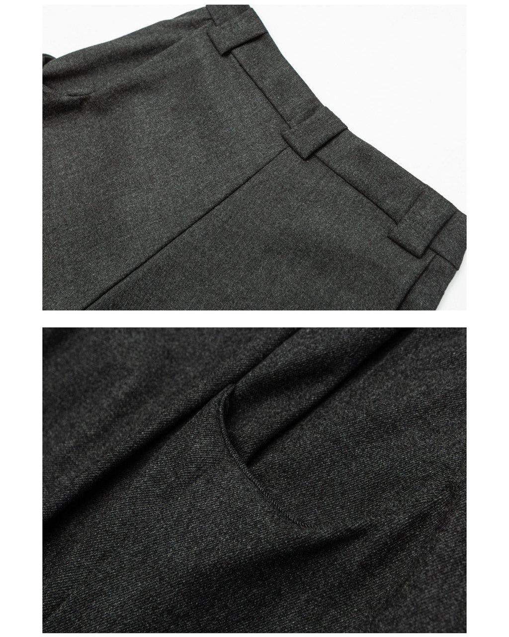 Wide-Leg Wollhose Herren mit Bundfalten – Wollmix Pleated Trousers