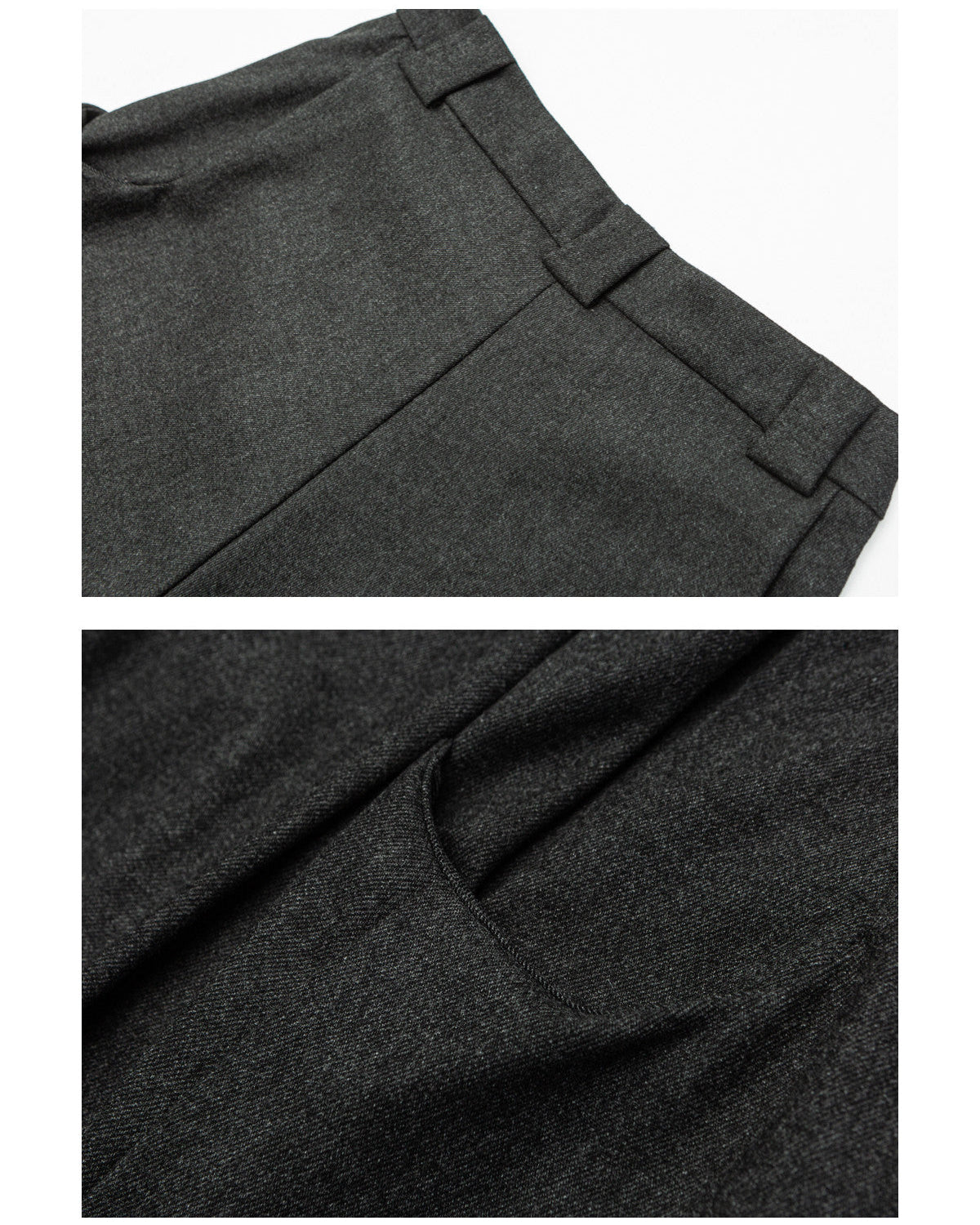 Wide-Leg Wollhose Herren mit Bundfalten – Wollmix Pleated Trousers