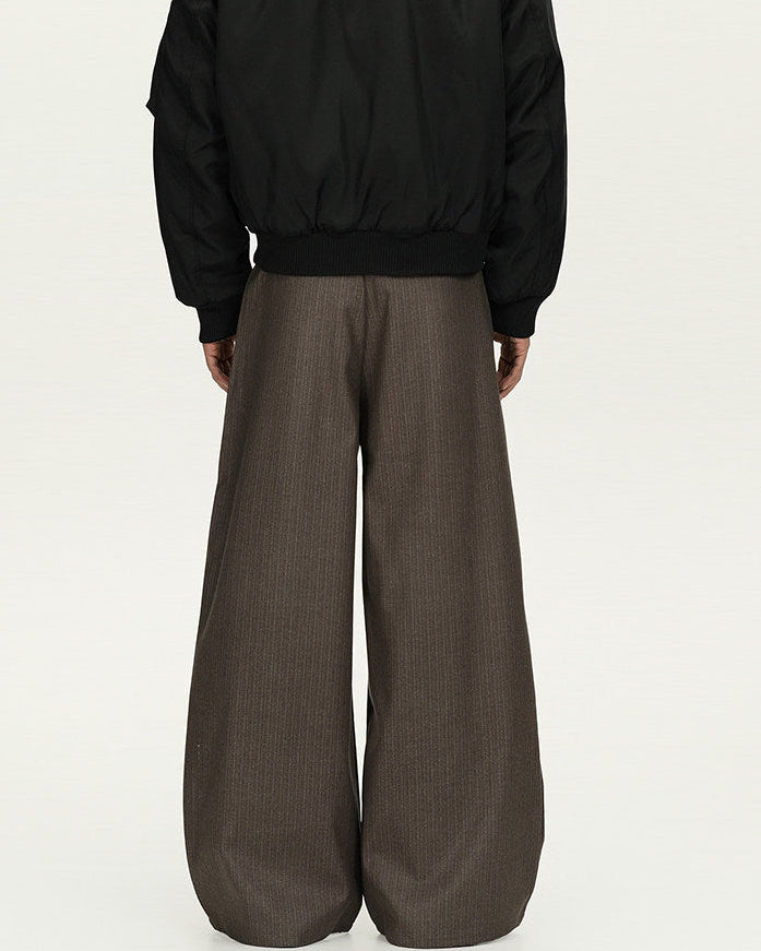Karierte Bundfaltenhose Herren – Pilot Bomber Pleated Trousers