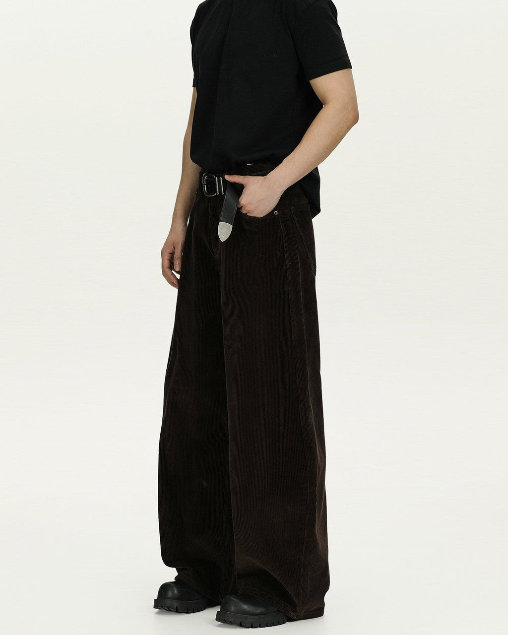 Cord Hose Herren Wide Leg – 100% Baumwolle Cordhose