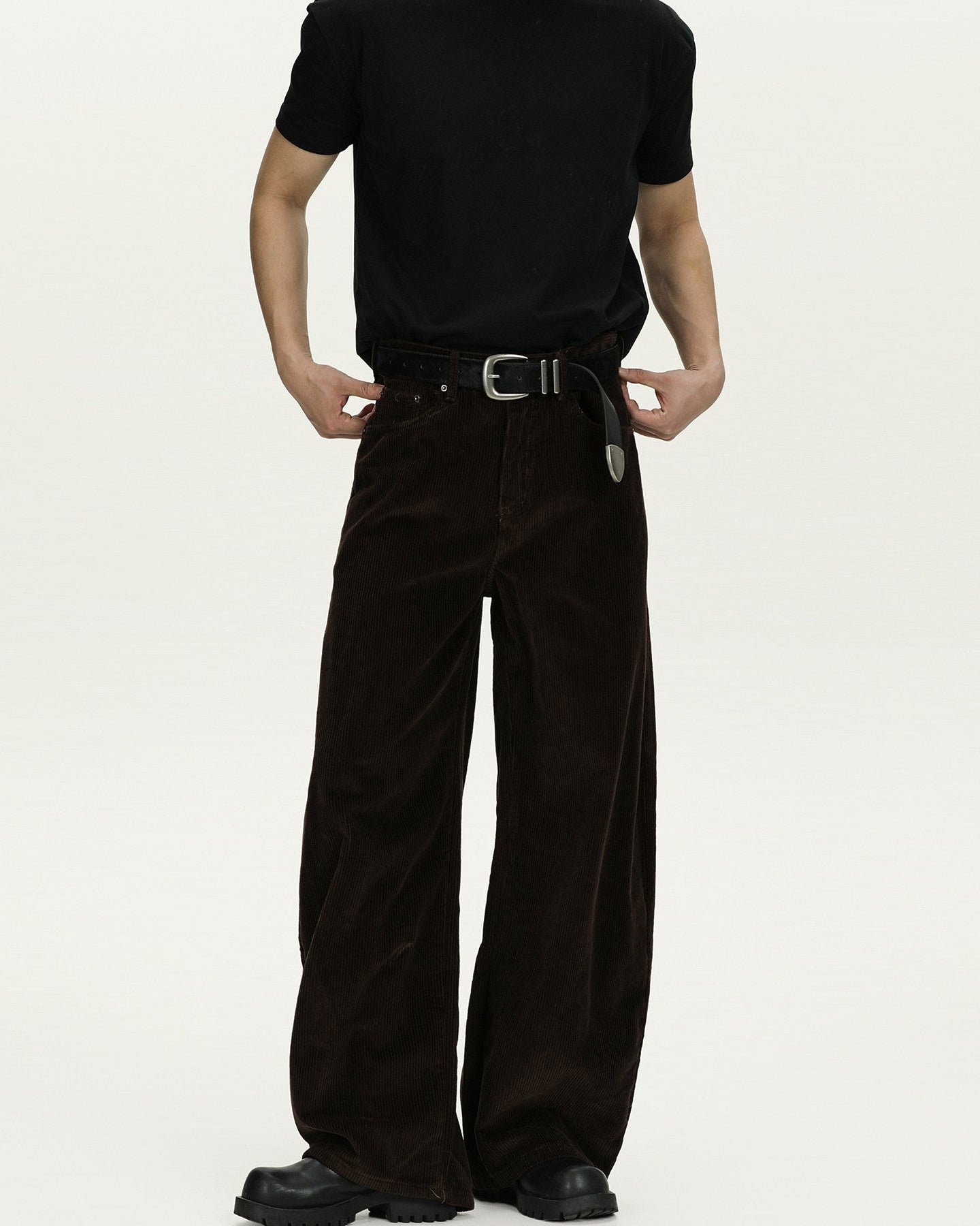 Cord Hose Herren Wide Leg – 100% Baumwolle Cordhose