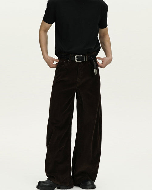 Cord Hose Herren Wide Leg – 100% Baumwolle Cordhose