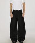 Wide-Leg Hose Herren mit Karomuster – Wollmix-Optik Tailored Trousers