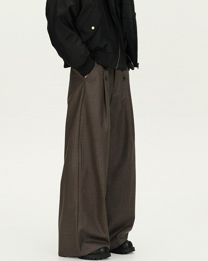 Karierte Bundfaltenhose Herren – Pilot Bomber Pleated Trousers