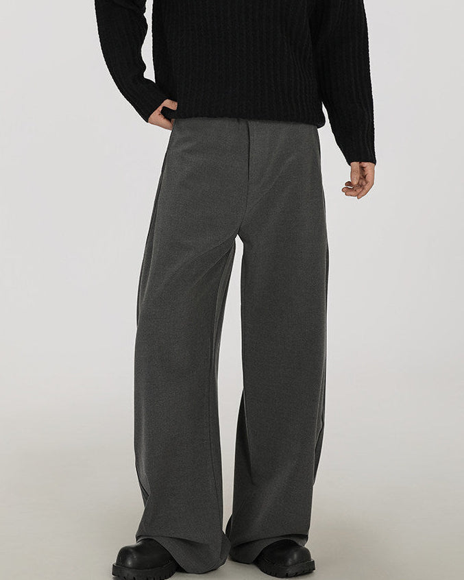 Stretch Hose Herren Wide-Leg – Tailored Office Trousers mit Elasthan
