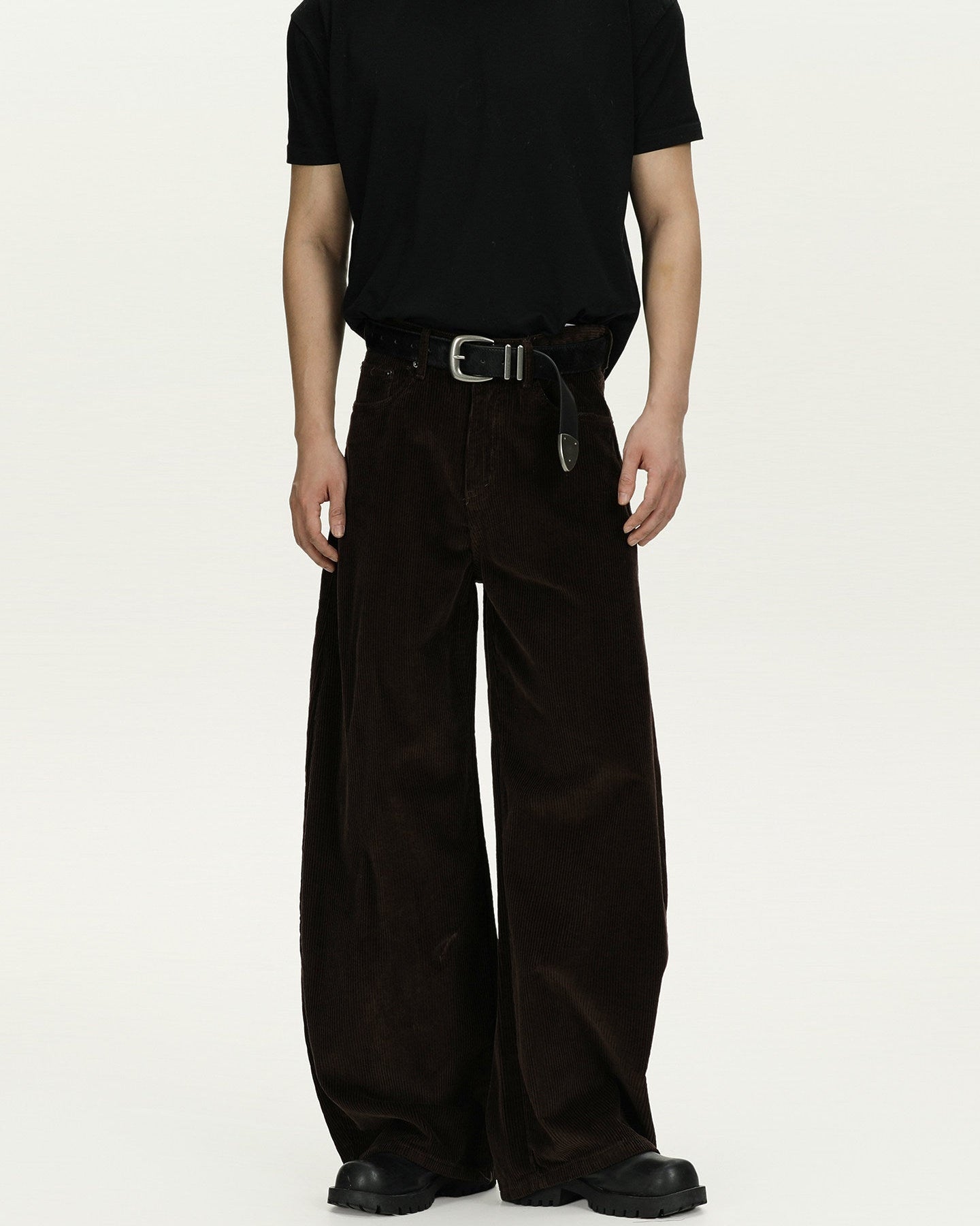 Cord Hose Herren Wide Leg – 100% Baumwolle Cordhose