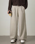 Wide-Leg Hose Herren mit Tunnelzug – Wollmix Relaxed Fit