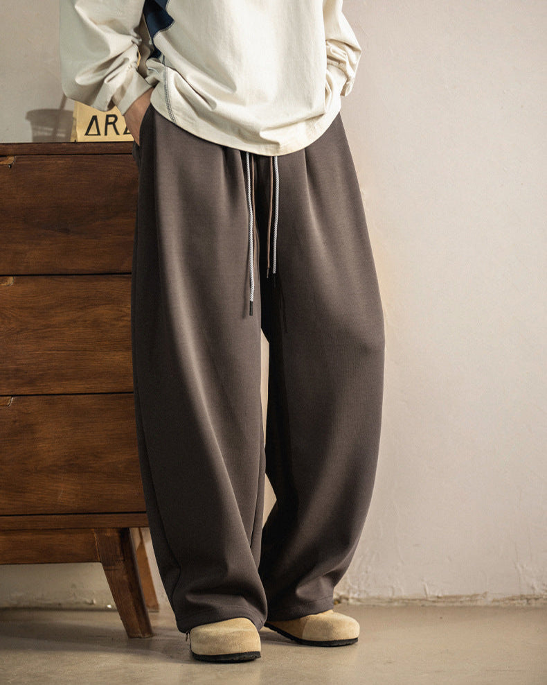Wide-Leg Hose Herren mit Tunnelzug – 7,0 Relaxed Fit