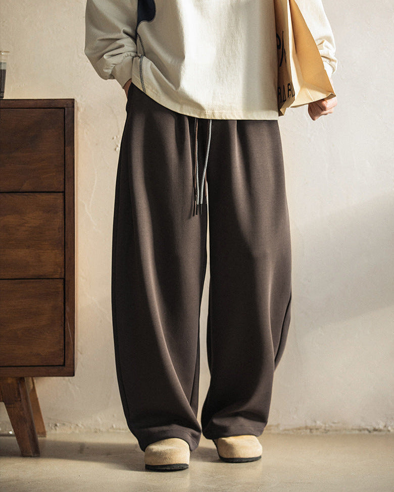 Wide-Leg Hose Herren mit Tunnelzug – 7,0 Relaxed Fit