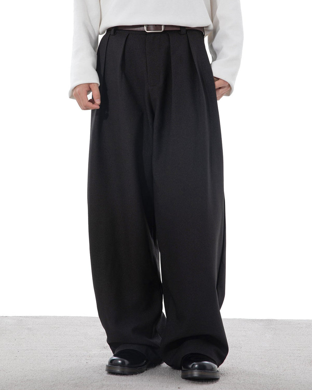 Plissierte Hose Herren Osaka Flow – Japanisch inspirierte Bundfaltenhose