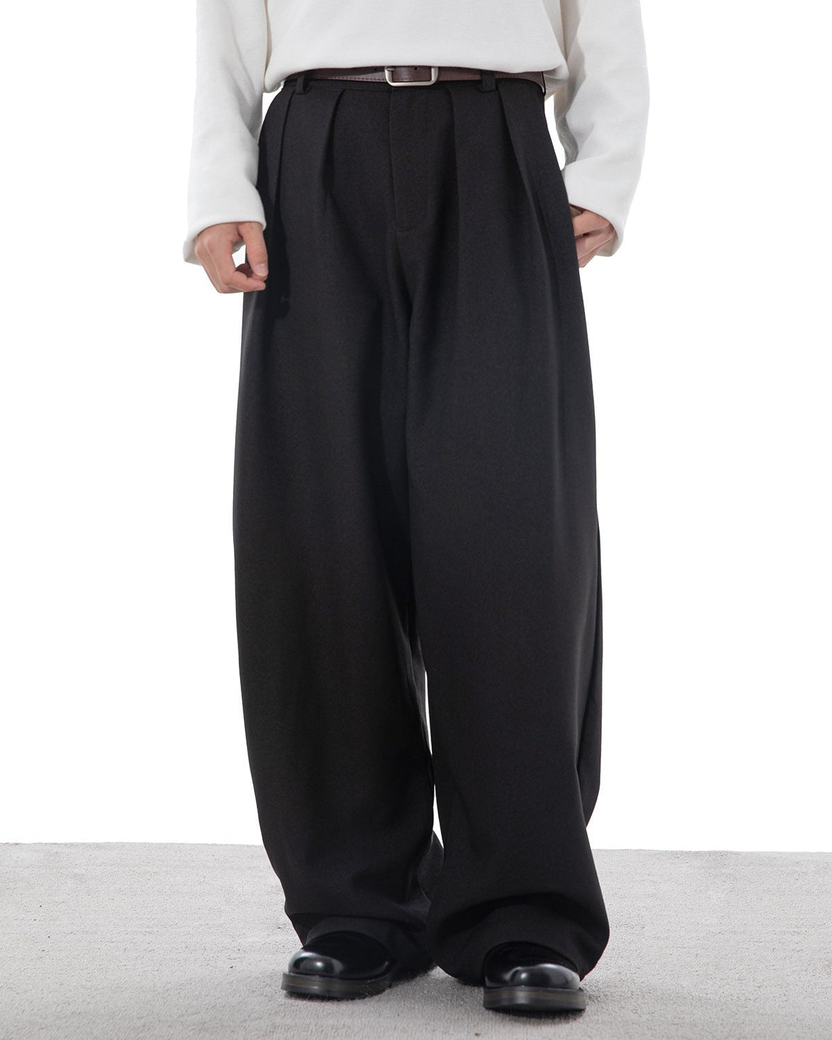 Plissierte Hose Herren Osaka Flow – Japanisch inspirierte Bundfaltenhose