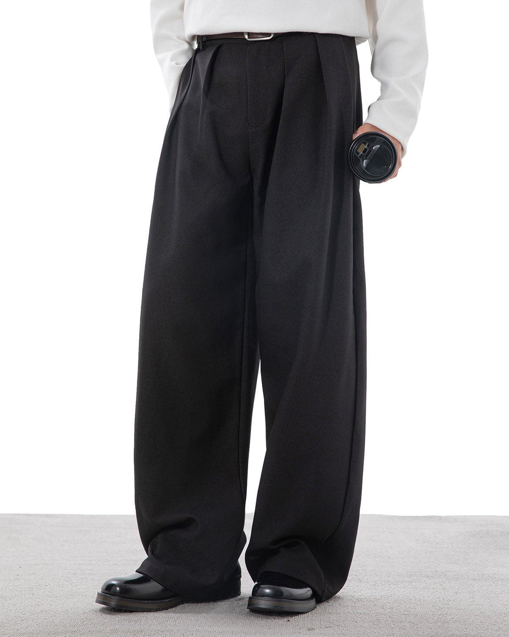 Plissierte Hose Herren Osaka Flow – Japanisch inspirierte Bundfaltenhose