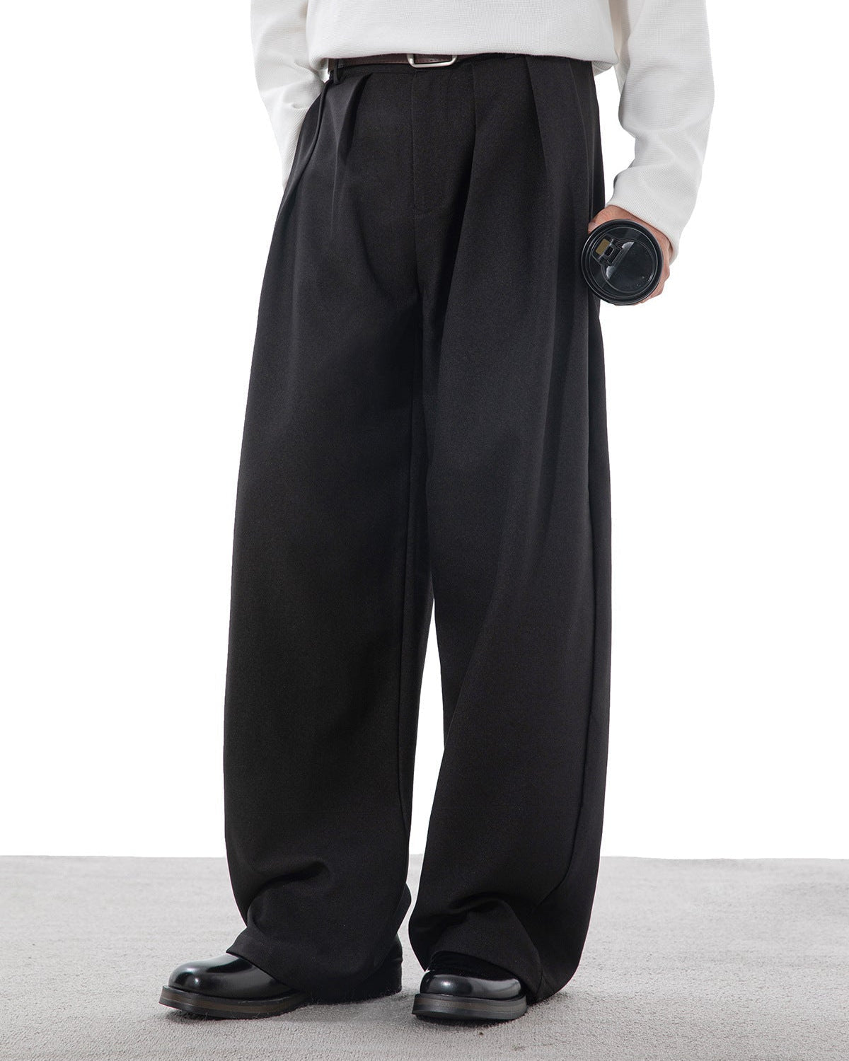 Plissierte Hose Herren Osaka Flow – Japanisch inspirierte Bundfaltenhose