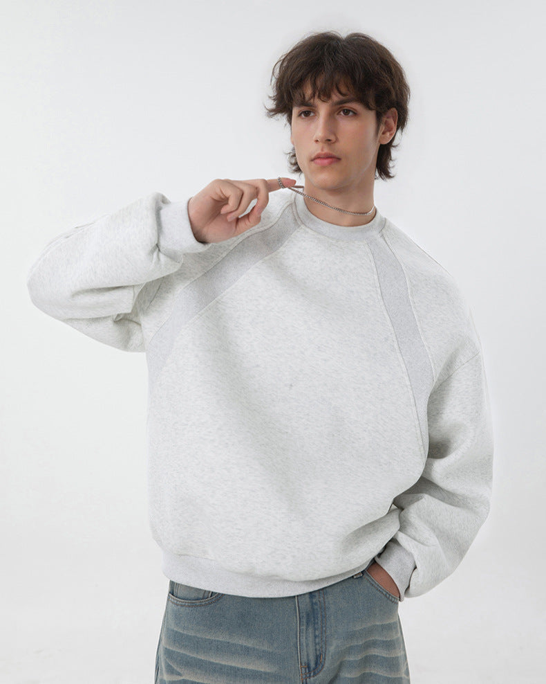 Crewneck Sweatshirt Herren – Oversized Basic Sweatshirt