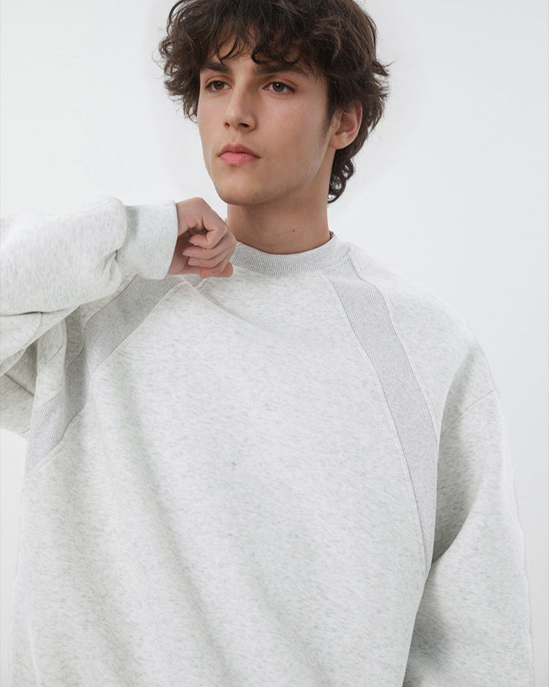 Crewneck Sweatshirt Herren – Oversized Basic Sweatshirt