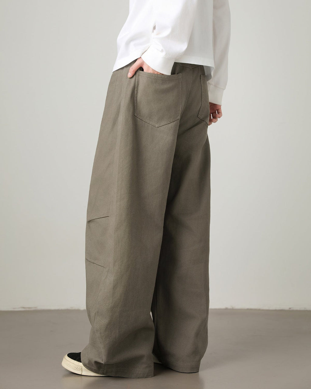Wide-Leg Utility Hose Herren – Workwear Cargohose im Relaxed Fit
