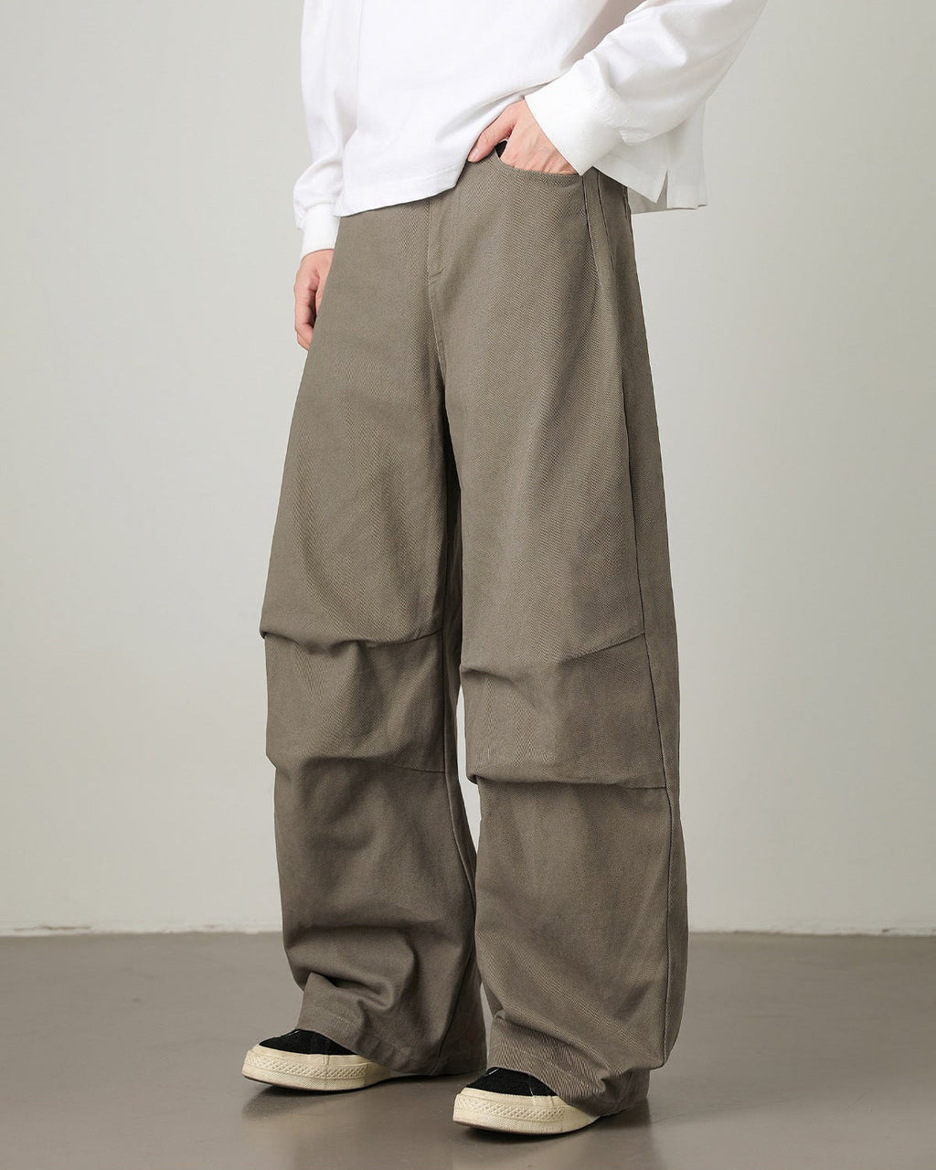 Wide-Leg Utility Hose Herren – Workwear Cargohose im Relaxed Fit